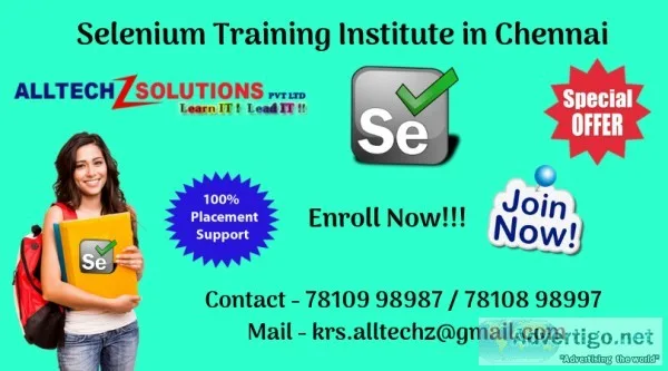 Best Selenium Training in Chennai