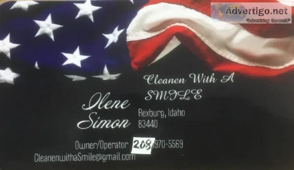 Cleanen With A Smile so you can smile too