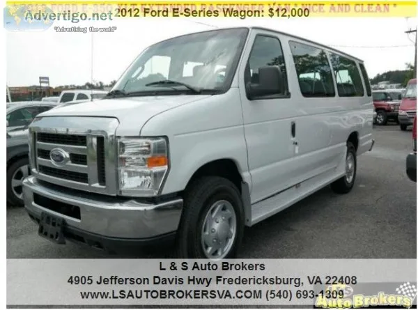 2012 FORD E-SERIES WAGON E-350XLTEXTEND ED PASSENGER VAN