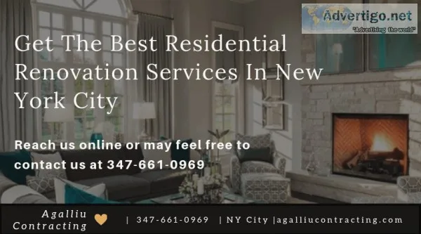 Get The Best Residential Renovation Services In New York City