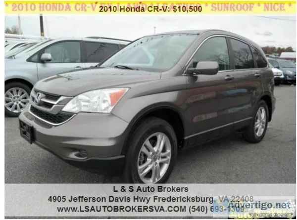 2010 HONDA CR-V AWD EX-LLEATHERSUN ROOF