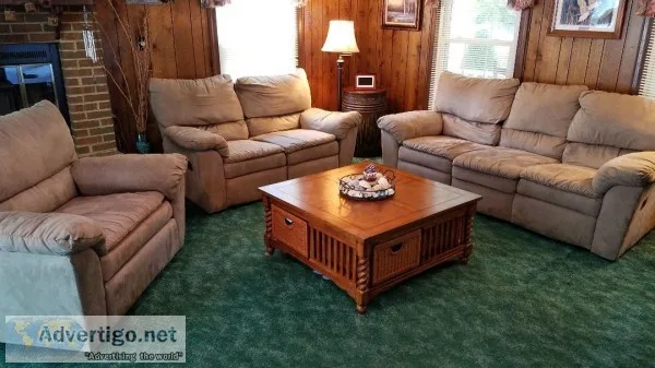 Living Room 3 piece reclining set