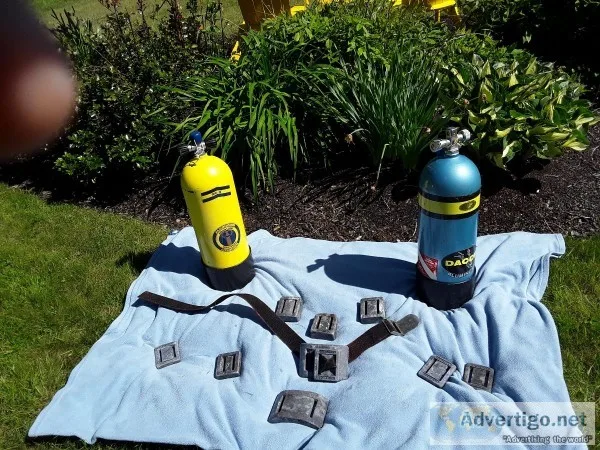 Scuba Tanks and Led Weights