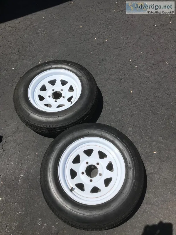 Trailer tires and wheels