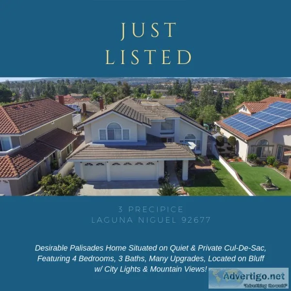 JUST LISTED Exceptional Value in Laguna Niguel