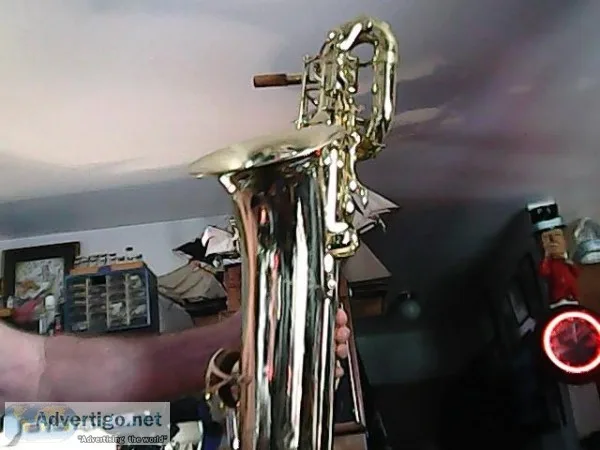 USED LOW A BARI-SAXOPHONE 