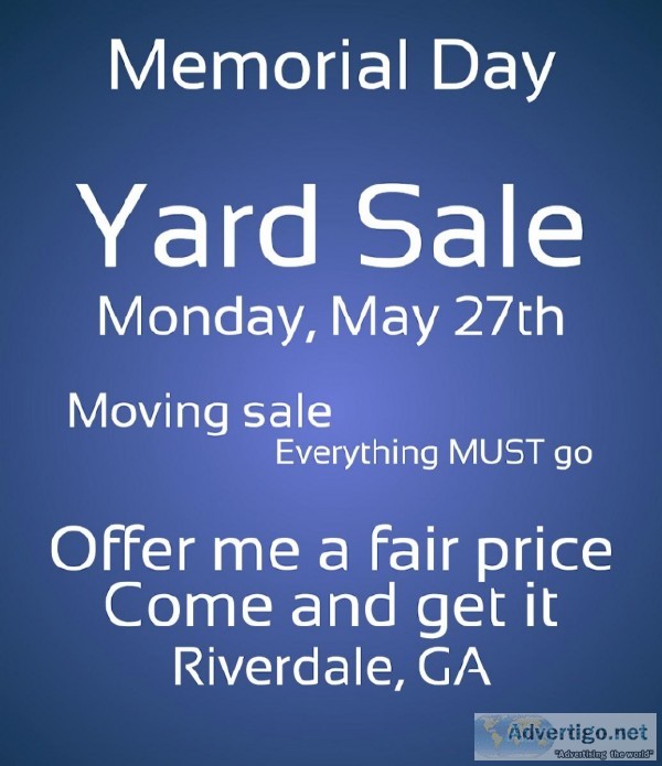 Moving Sale---Everything MUST go