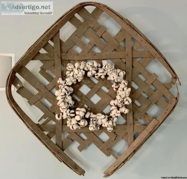 Antique Tobacco Basket