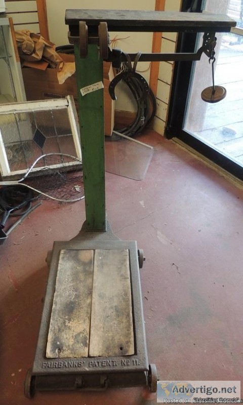 Antique Platform Scale