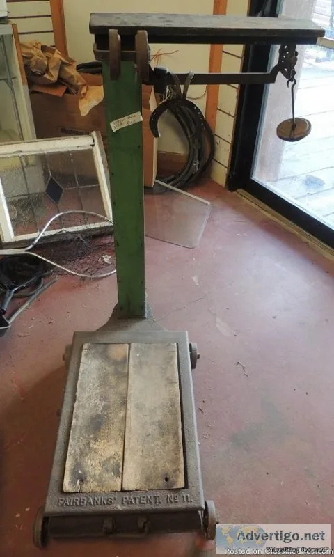 Antique Platform Scale