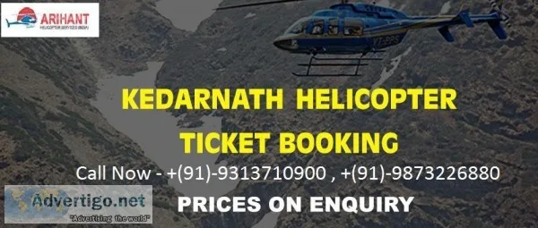 Online Helicopter Booking For Kedarnath