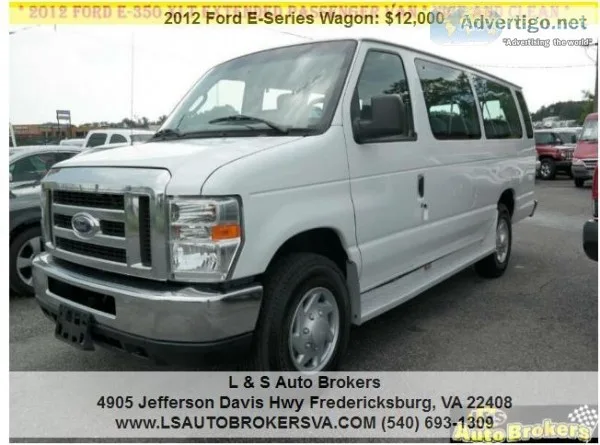 2012 FORD E-SERIES WAGON E-350XLTEXTEND ED PASSENGER VAN