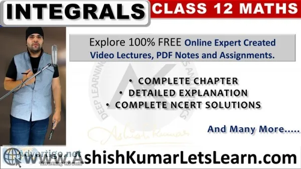 Integrals Class 12 Maths - Ashish Kumar Lets Learn