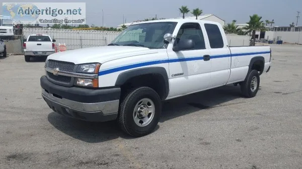 2004 CHEVROLET SILVERADO 2500 EXTENDED CAB PICKUP TRUCK 1266
