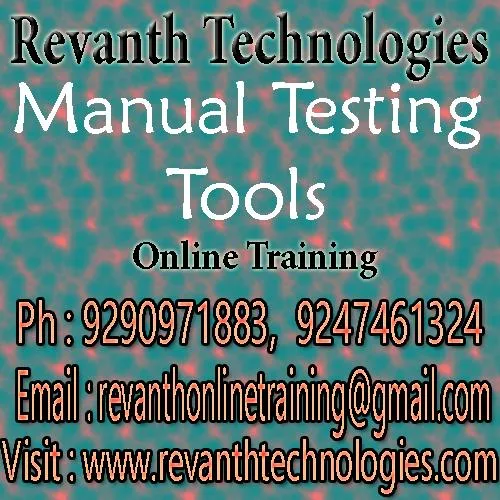 Manual Testing Online Training