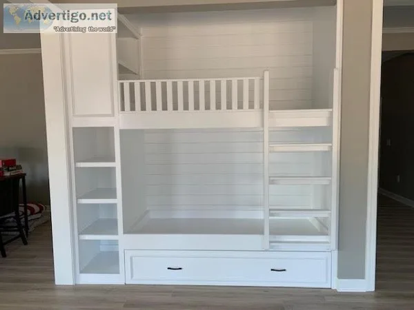 Custom Kids Room Bunk Beds and Single Beds