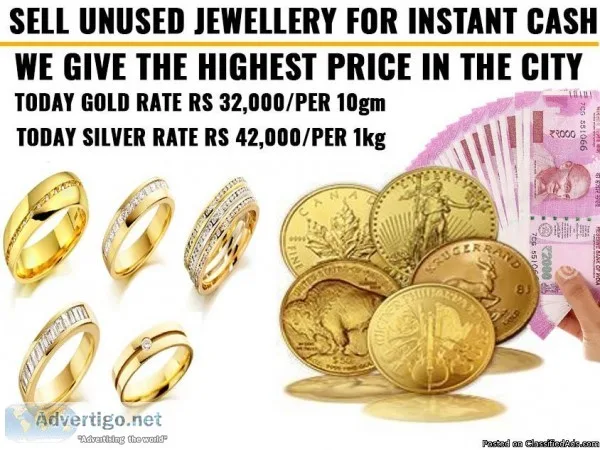 Cash for Jewelry in Delhi NCR  Cash for Gold