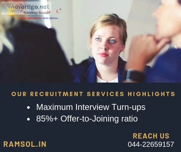 Recruitment Consultants  Manpower consultancy  RAMSOL