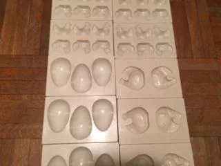 Chocolate molds.