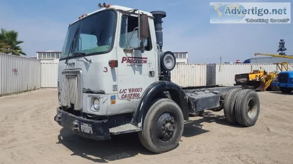 1988 WHITE GMC CABOVER CAB and CHASSIS