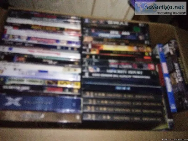 40 DVDs per box total of 50 boxes
