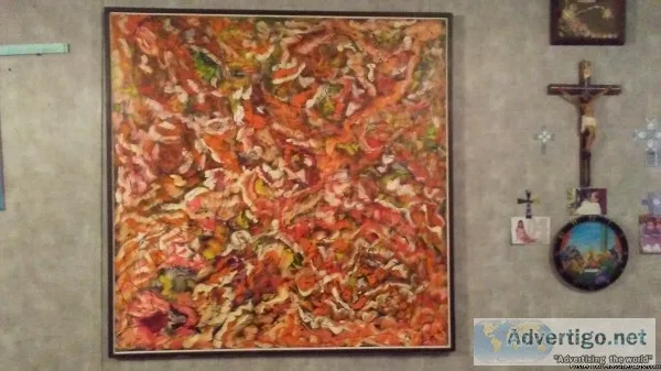 W.JACKSON ABSTRACT PAINTING