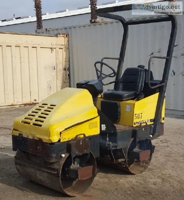 2013 WACKER RD11A VIBRATORY TANDEM SMOOTH DRUM ROLLER