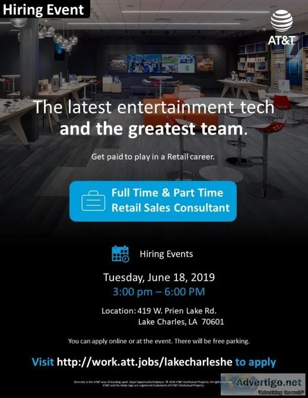 ATandT RETAIL HIRING EVENT