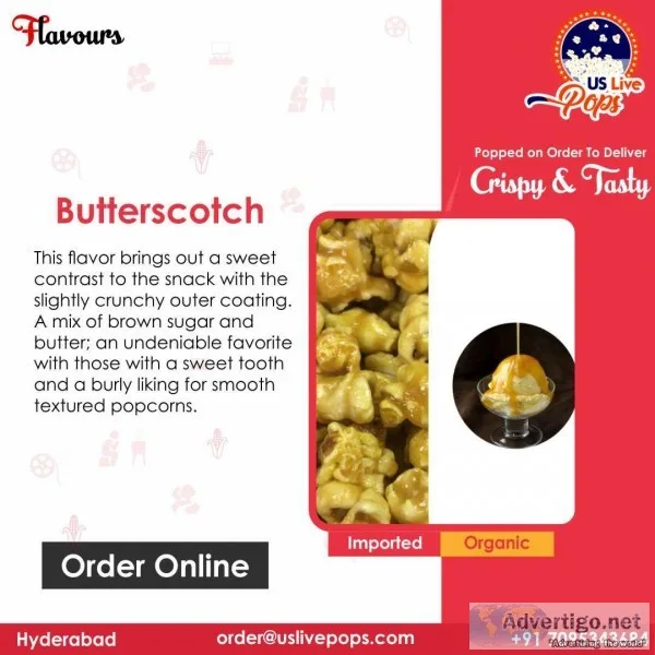 Experience the extraordinary popcorn flavors at US Live Pops.