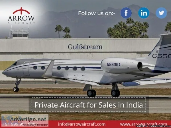 Private Aircraft for sales in India - Arrow Aircraft
