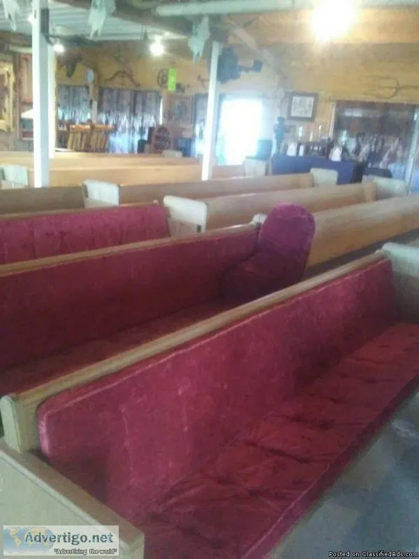 church pews
