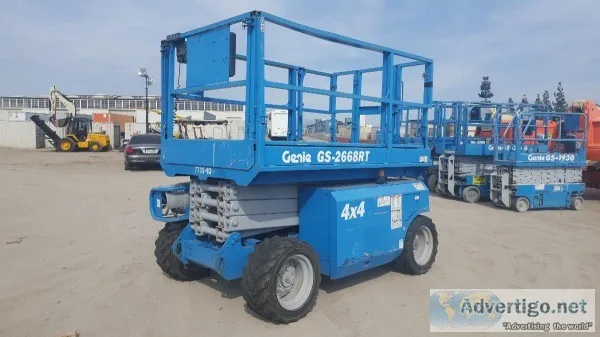GENIE GS-2668RT ROUGH TERRAIN SCISSORLIFT 1201-18