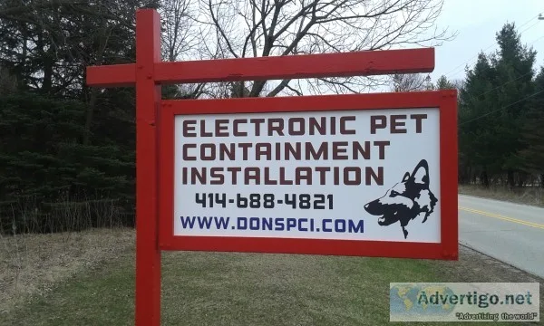 Electronic pet containment installer