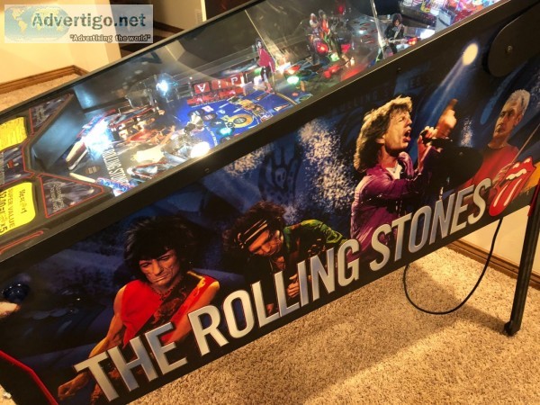 The rolling stones classic pinball game