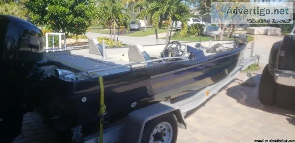 Venture Bass Boat with New 90 HP 4 stroke engine