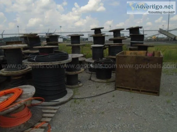 LARGE ASSORTMENT OF COPPER CABLE APPROXIMATELY 118 ROLLS