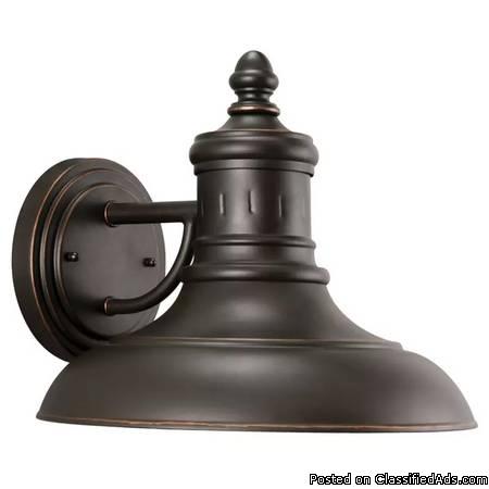 Bronze Outdoor Lights (6) and (2) Indoor Sconces - 185 (Rocklin)