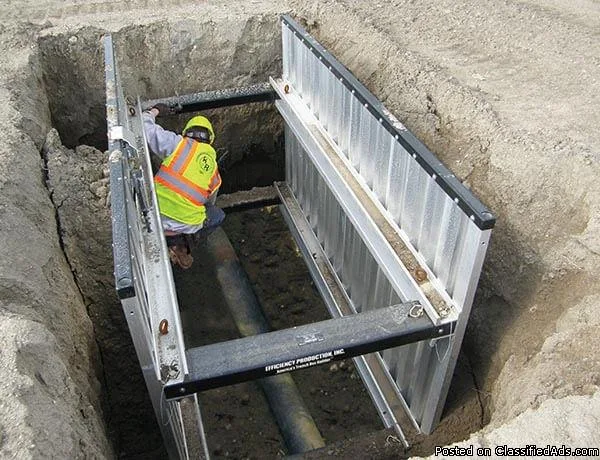 Hydraulic shoring installation in Georgia