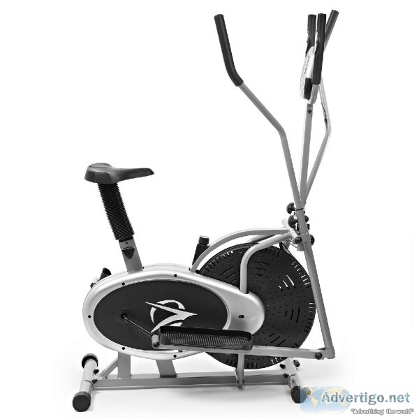 Elliptical Machine Trainer 2 in 1 Exercise Bike Cardio Home Gym