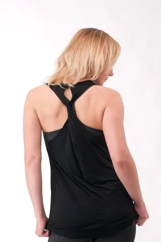 Not your Basic Pilates Tank-Black