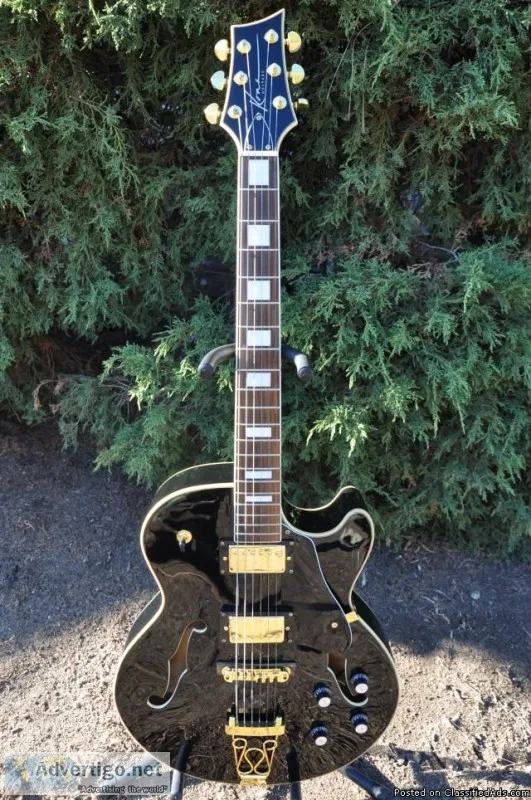 Kona Hollowbody Archtop Electric Guitar