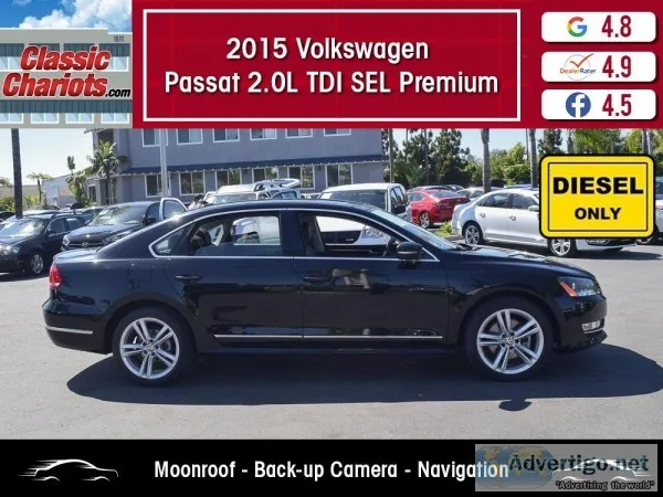 Used 2015 Volkswagen Passat 2.0L TDI SEL Premium for Sale in San