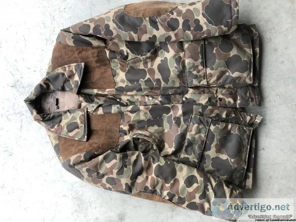 Goose down hunting jacket