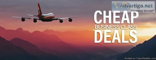 Business Class Flights - Get Discount on Business Class Tickets