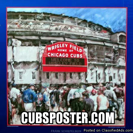 Chicago CUBS Wrigley Field Art Print