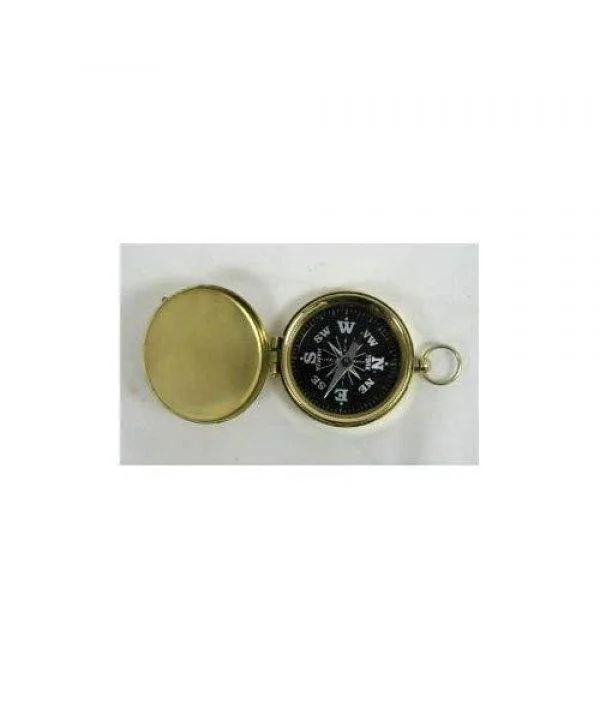 1 34 Hiking Compass With Cover And Black Face