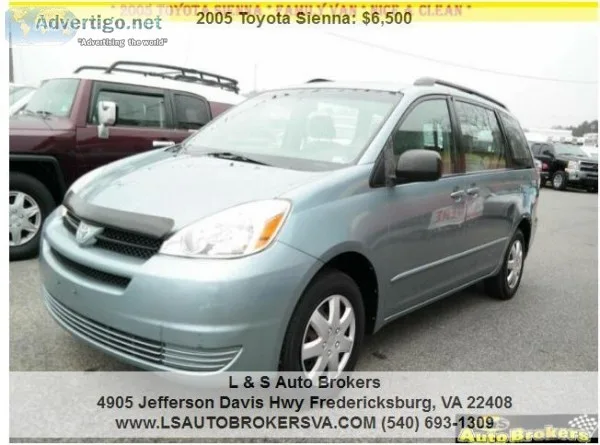 2005 TOYOTA SIENNA CE LIMITED NAVDVDLEATHERS UNROOF