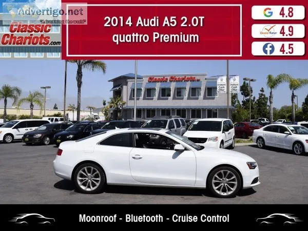 Used 2014 Audi A5 2.0T quattro Premium for Sale in San Diego - 2