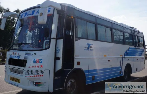 32Seater Bus hire or rent for 28rs per KM in Bangalore