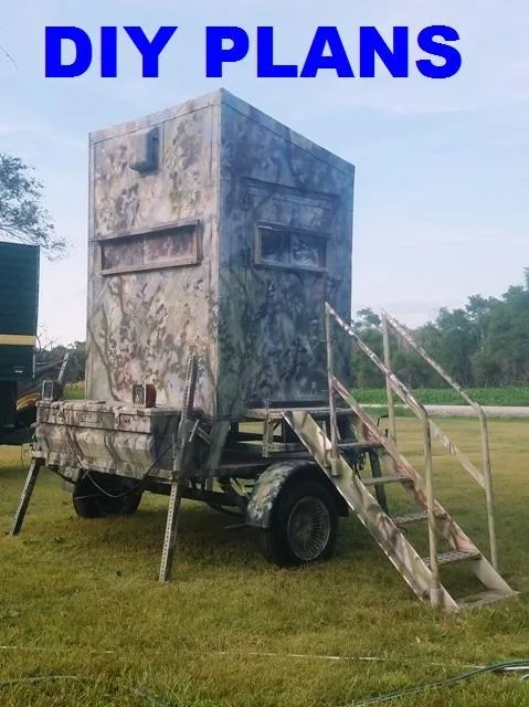 BigDaddy s Portable Tall Shooting Tower Blind Deer Feeders HogLi